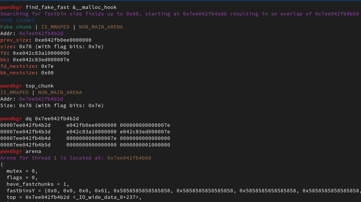Fake Top Chunk within Arena